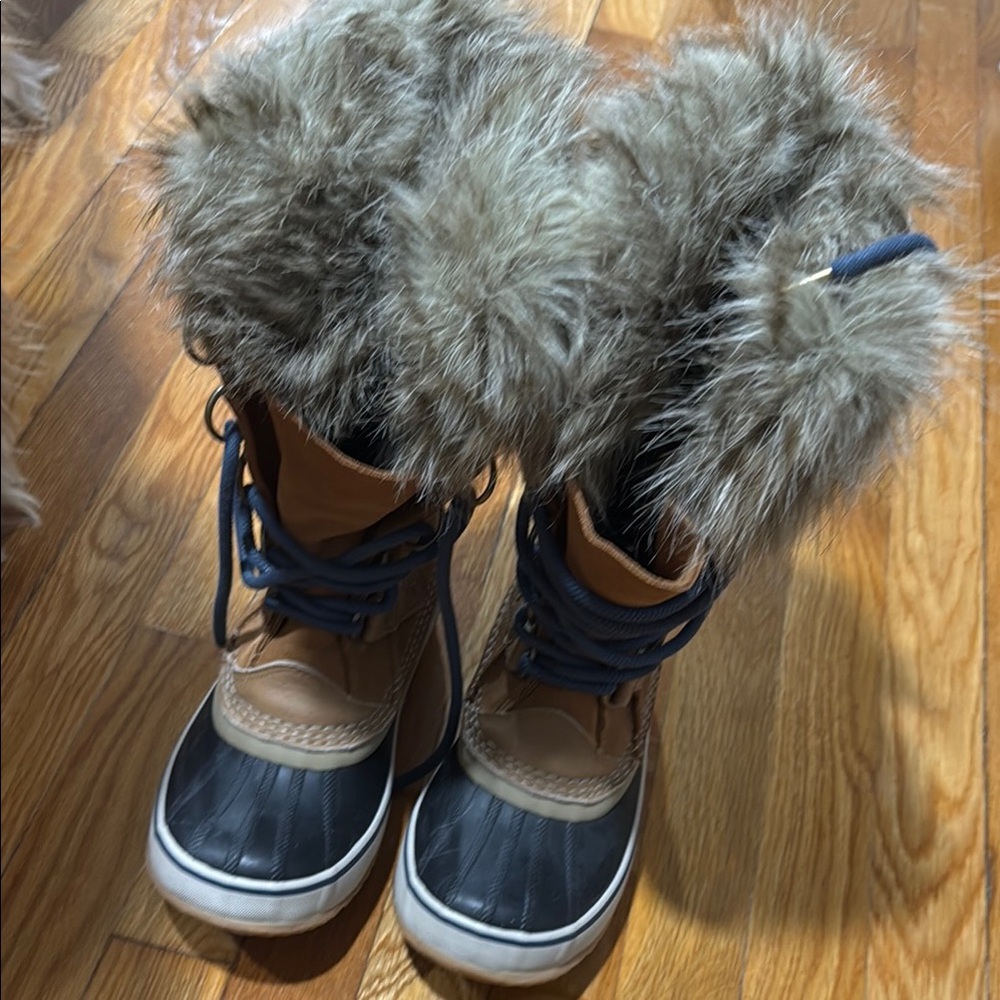 Sorel Faux Fur Trimmed Snow Boots